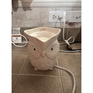 Scentsy Hoot Owl Electric Wax Warmer Full‎ Size Lights Up RETIRED